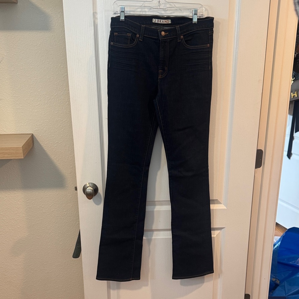 J Brand Dark Blue Boot Cut Jeans